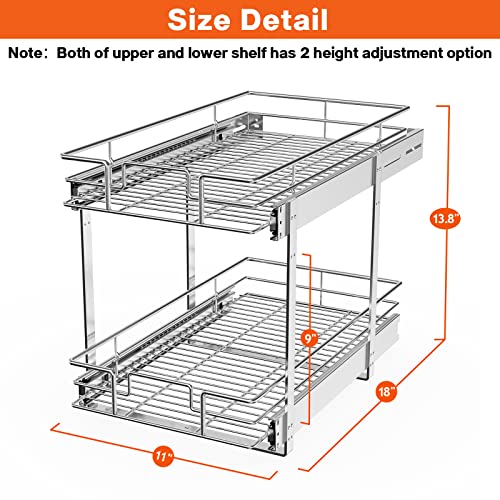 Individual Pull Out Cabinet Organizer