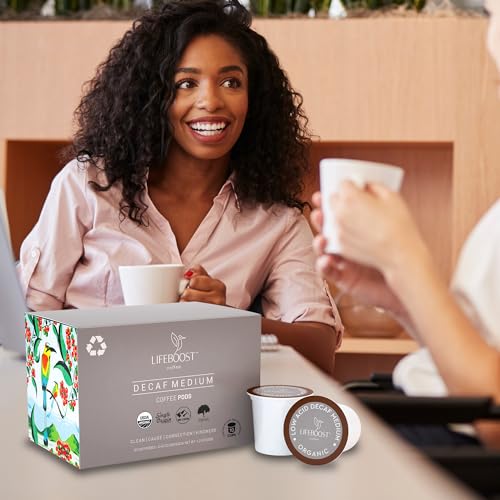 Organic Decaf Low Acid Coffee K Cups (10 Count)