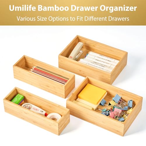 Bamboo Kitchen Utensils Organizer
