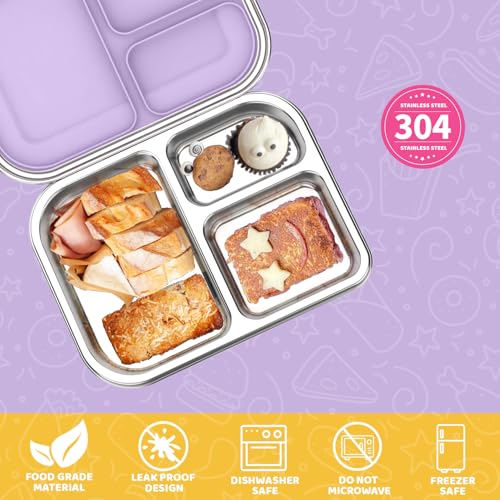 Stainless Steel Bento Box for Kids 1000ml