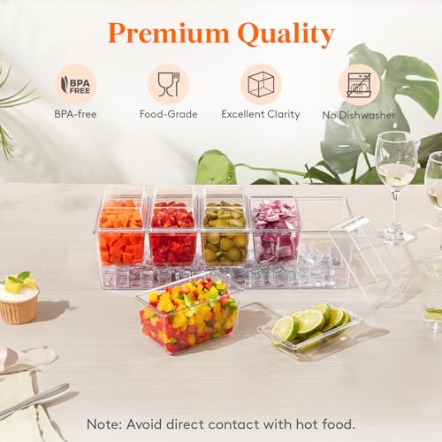 Chilled Condiment Caddy with Spoons