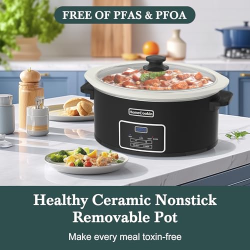 6 Quart Programmable Slow Cooker with Timer