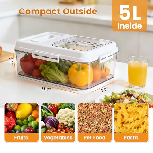 Bread Box for Homemade Bread for Kitchen Counter Airtight (2 Count)