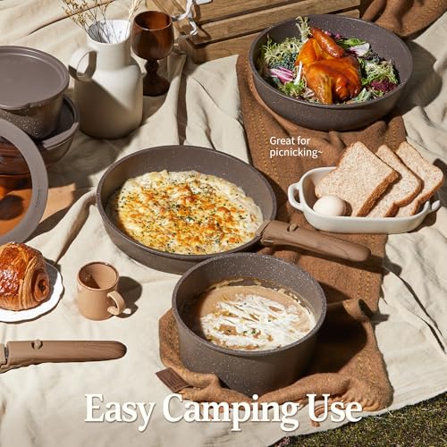 21pcs Pots and Pans Set Non Stick