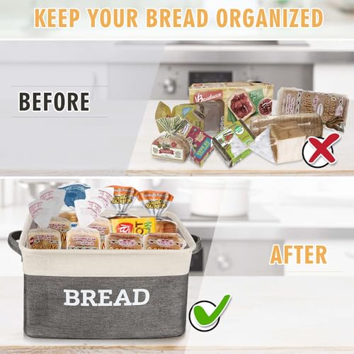 Bread Storage Basket for Kitchen