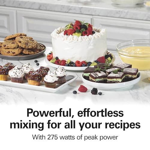 6 Speed Electric Hand Mixer With Easy Clean Beaters (7 Count)