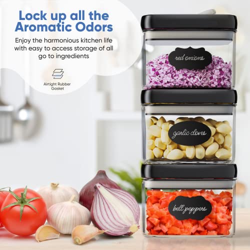 Airtight Food Storage Containers with Improved Lids (6 Count)