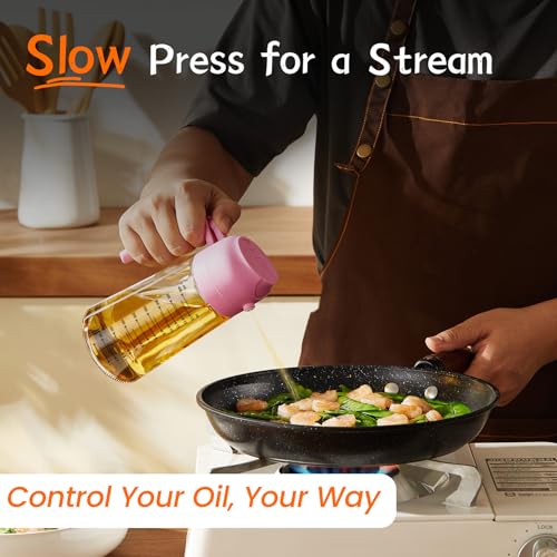 16oz 470ml Glass Olive Oil Sprayer for Cooking
