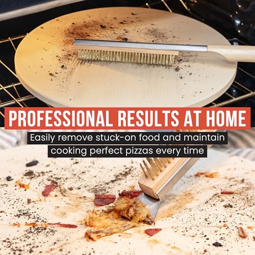 Pizza Oven Brush with Scraper