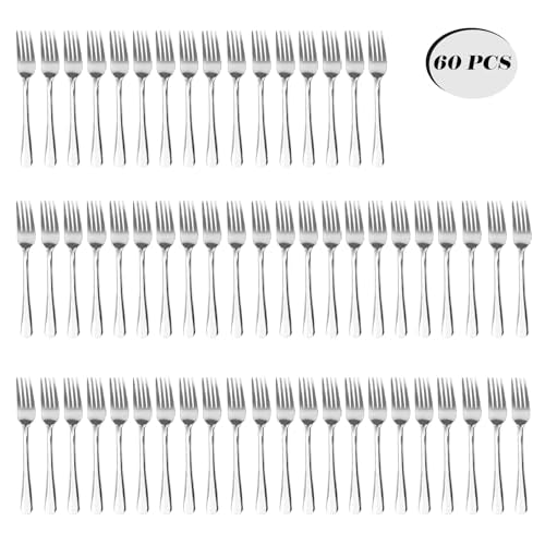 Windsor 60 Piece Set Stainless Steel Dinner Forks (60 Count)