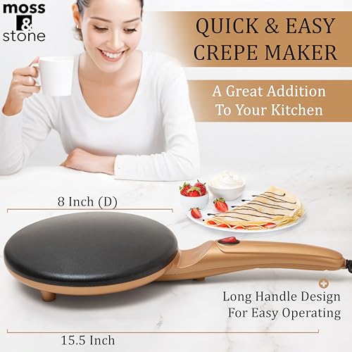 Gold Electric Crepe Maker
