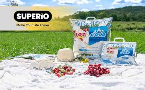 Hot and Cold Insulated Bags for Food Delivery