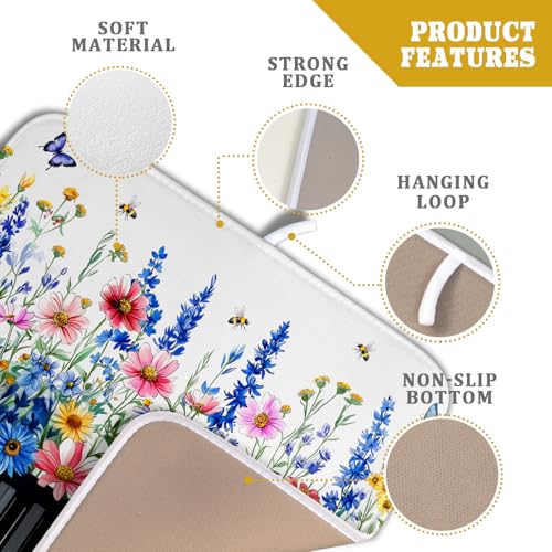 Spring Piano Dish Drying Mat