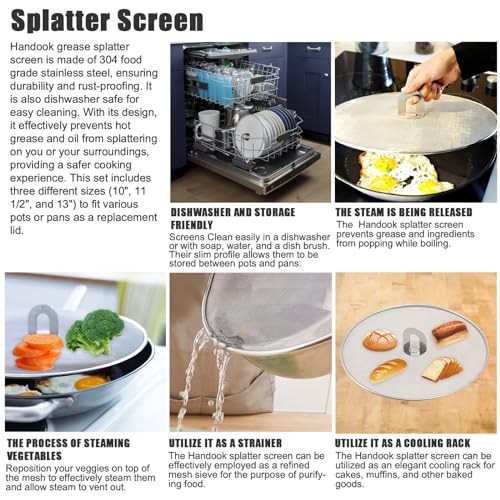Splatter Screen for Frying Pan (3 Count)