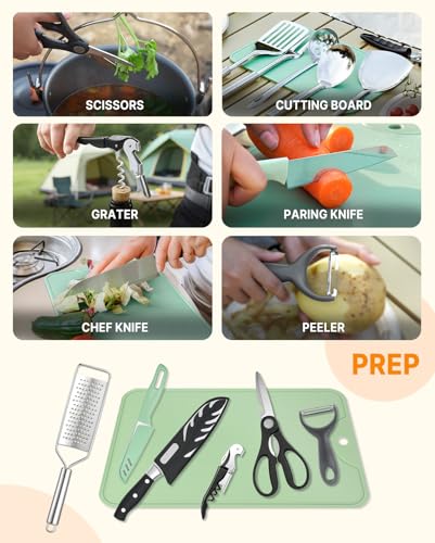Portable Camping Cooking Utensils Set 36PCS (36 Count)