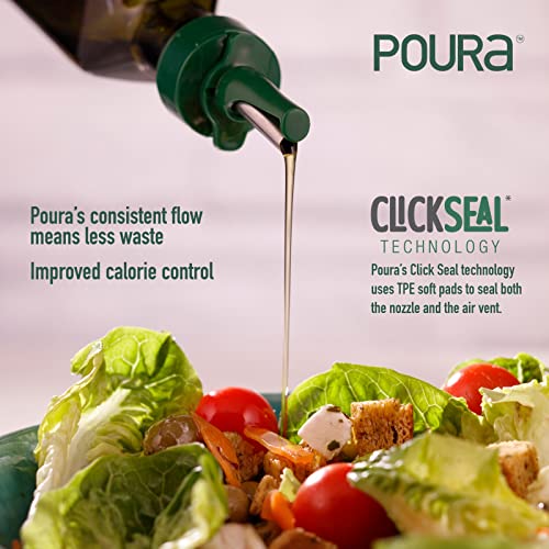Glass Olive Oil Bottle Drizzler with Pourer Spout