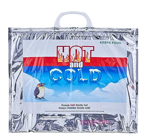 Hot and Cold Insulated Bags for Food Delivery