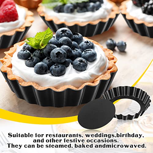 32 Pcs 3 Inch Tart Pans Nonstick
