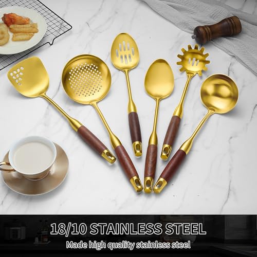 18 10 Stainless Steel Kitchen Utensils Set (6 Count)