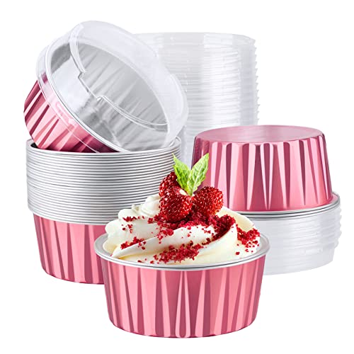 Aluminum Cups with Lids (60 Count)