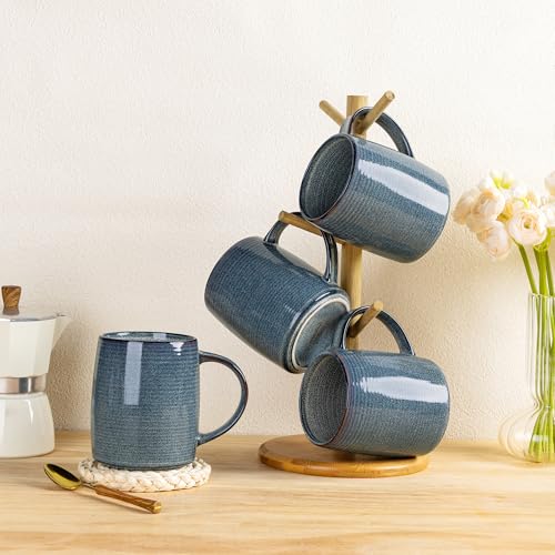 Large Coffee Mugs Set of 6 (6 Count)