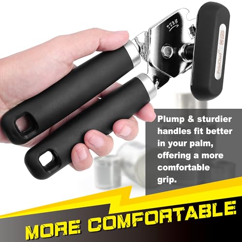 Smoother Cut] PrinChef Manual Can Opener with Magnet