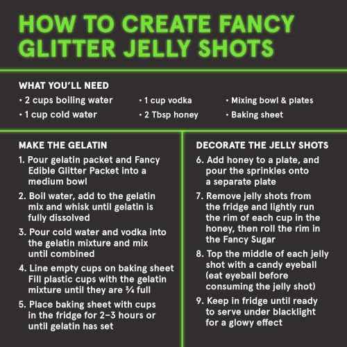 Eye of Newt Glitter Jelly Shot Kit Makes 24