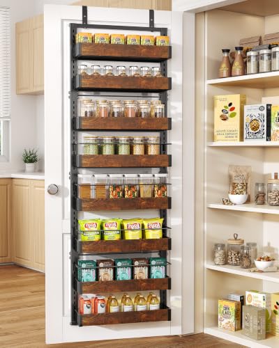 8 Tiers Wooden Over Door Organizer