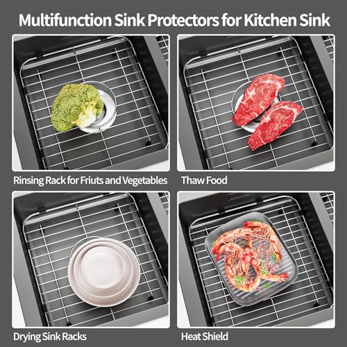 2Pack Stainless Steel Sink Protectors