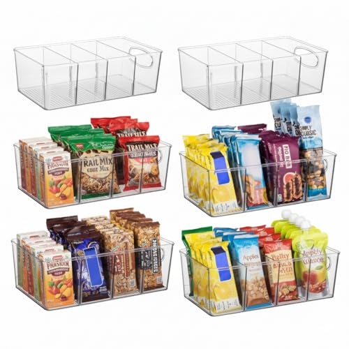 Pantry Organizers and Storage and Cabinet Organizer (6 Count)