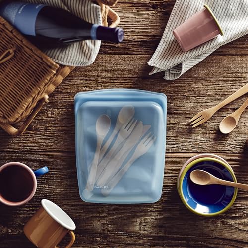 Premium Silicone Reusable Food Storage Half Gallon Bag