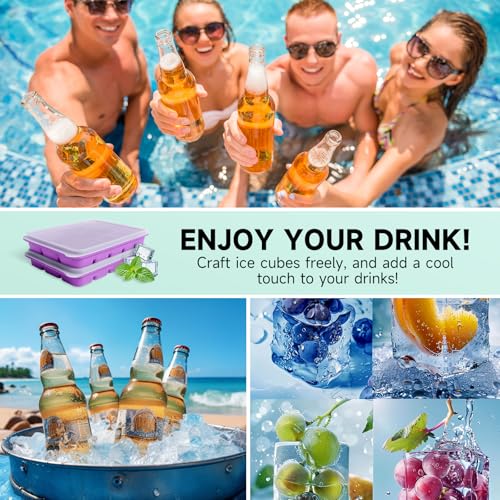 Ice Cube Trays Set of 2 (9.76 Ounce)