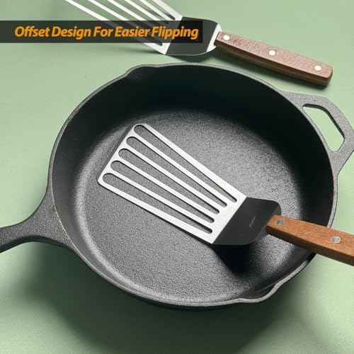 Offset Fish Spatula Turner Set