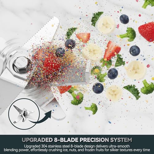 1500W Professional Glass Blender for Kitchen (28 Count)