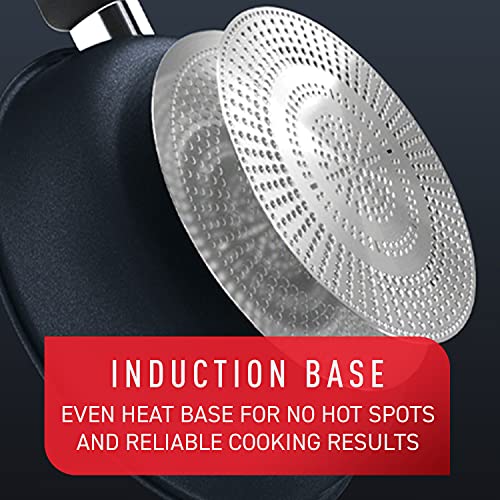 Platinum Nonstick Jumbo Cooker 5 Quart Induction Oven Broiler Safe 500F Cookware