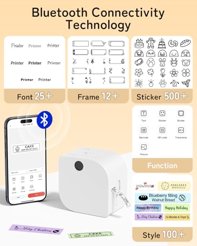 Label Maker Machine with Tape