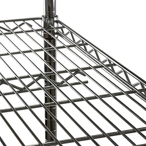 Shelving Inc. 8" d x 48" w Chrome Wire Shelving with 3 Tier Shelves (3 Count)