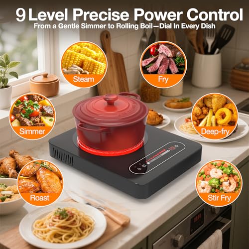 1800W Electric Cooktop