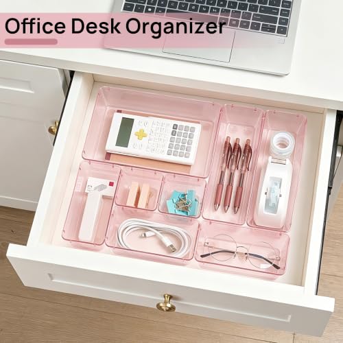 25 Pack Plastic Drawer Organizers with Non (25 Count)