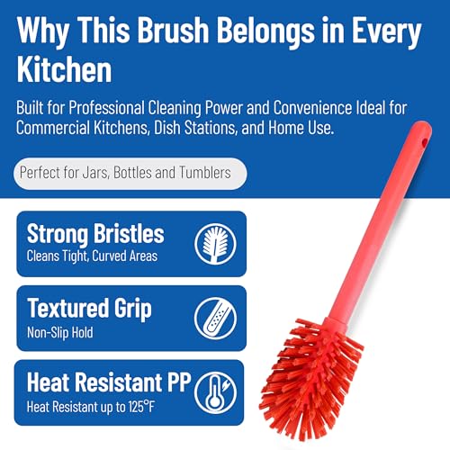 Large Water Bottle Brush Ideal for Wide (6 Count)