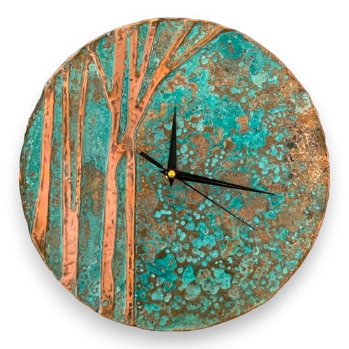 Handmade Copper Wall Clock Artisan Touch in Every Piece