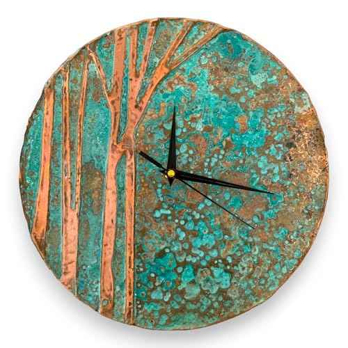 Handmade Copper Wall Clock Artisan Touch in Every Piece