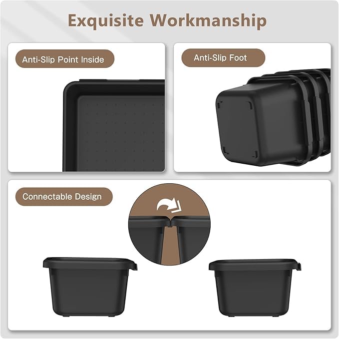 A LUGEI Tool Box Organizer Garage Organization and Storage (5 Count)