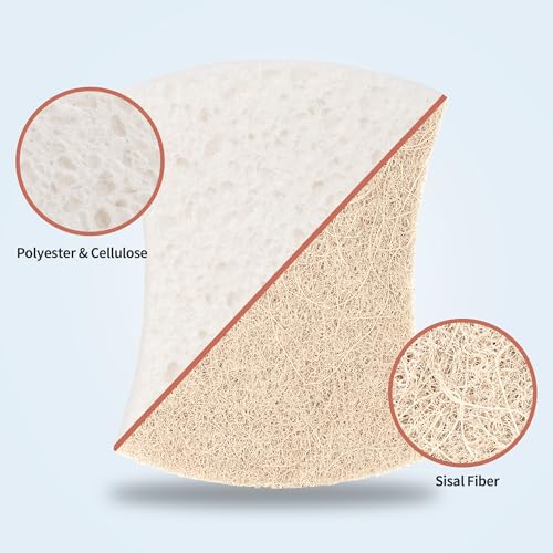 Natural Dish Sponge 48 Pack (48 Count)
