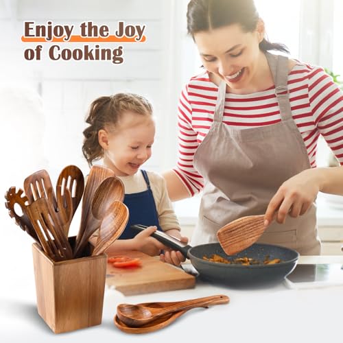 Wooden Spoons for Cooking (11 Count)
