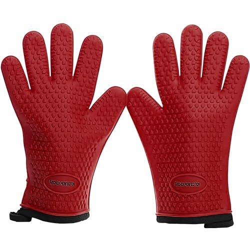 XL Silicone Smoker BBQ Gloves