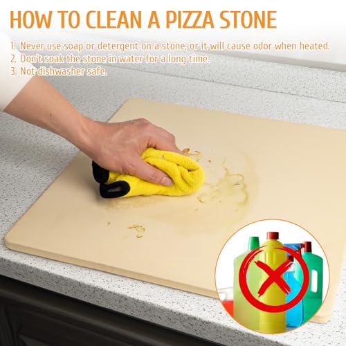 Extra Large Pizza Stone 24" x 18"