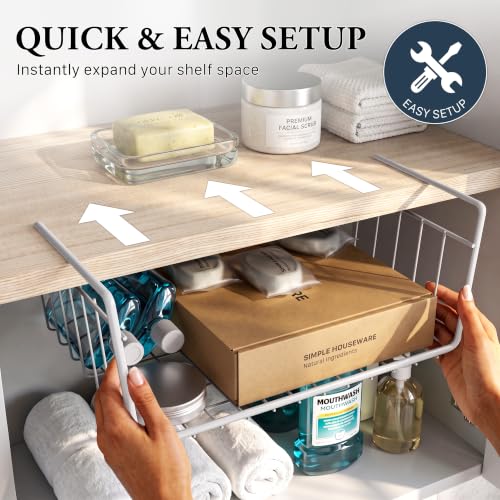 6PK Under Shelf Basket (6 Count)