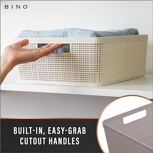 Woven Plastic Basket (5 Count)