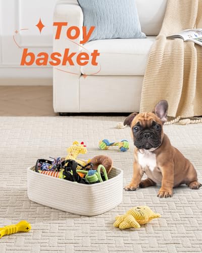 Small Woven Storage Basket for Organizing (3 Count)